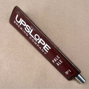 Upslope Brewing Co No 1 Pale Ale Craft Beer Wooden Tap Handle-Brown-Kegerator